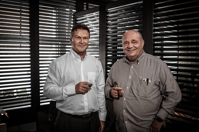 Die Gründer der Zigarrenmarke Despacito: Andreas Waespi und Tony Guggenbühler