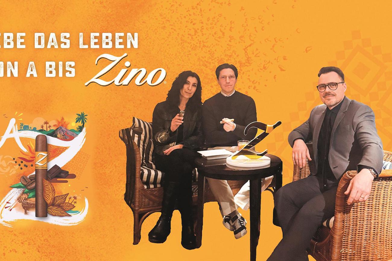 Rosanna Tamburini (Oettinger Davidoff), Nicola Bortolazzi von der Chaveta SA und Enrico Gunde